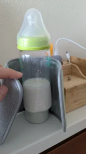 ミルクウォーマー巻き付け