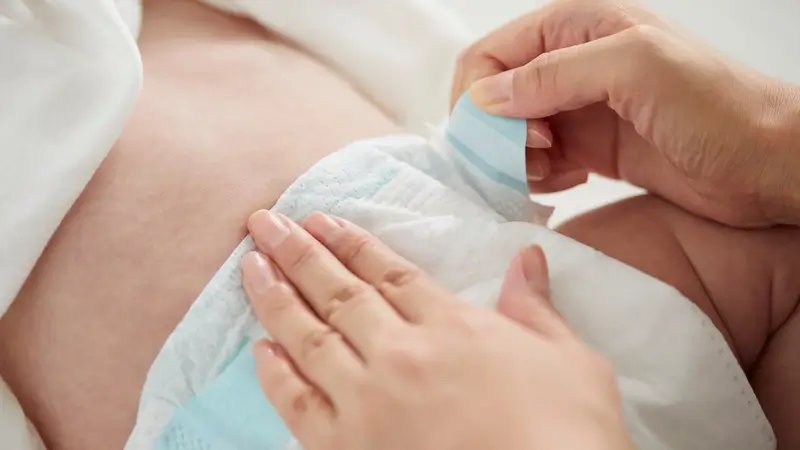 おむつ替え風景